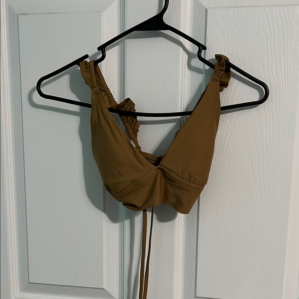 Aerie Brown Bikini Top